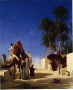 unknow artist, Arab or Arabic people and life. Orientalism oil paintings  411